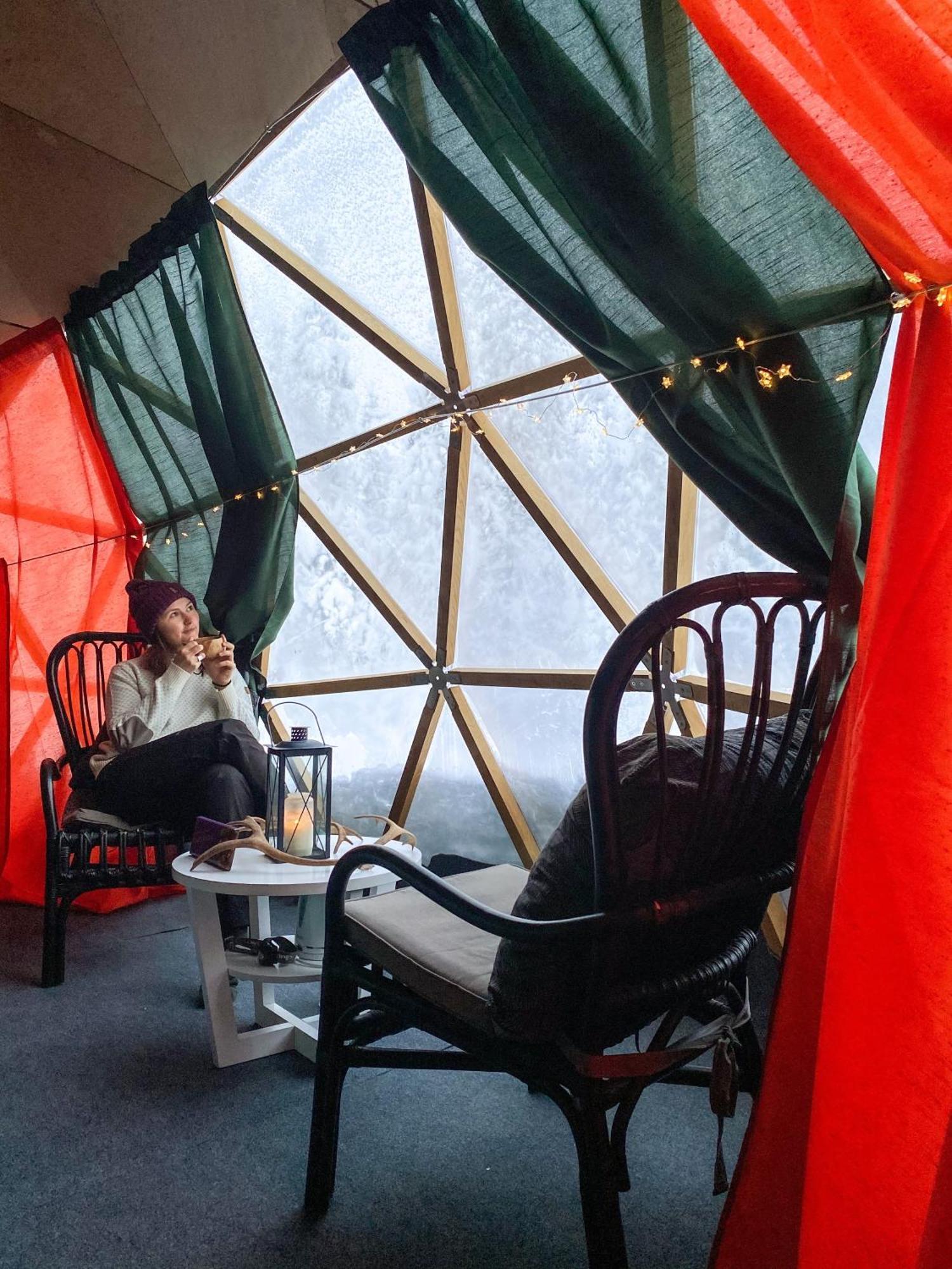 Aurora Igloo Fireplace-Heated Tents In A Secret Forest With Private Jacuzzi And Shared Sauna Bathroom And Dog Friendly Rovaniemi Eksteriør billede